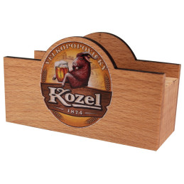 Kozel Bierdeckelhalter Holz