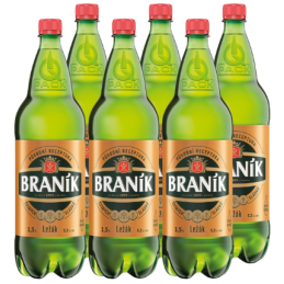 Branik Světlý ležák Pale Lager 6x 1.5l - Pivana CZ