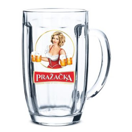 Pražačka 500ml Bierglas / Krug