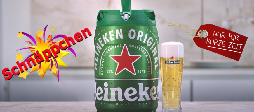 Heineken 5l Partyfass - Jetzt im Angebot