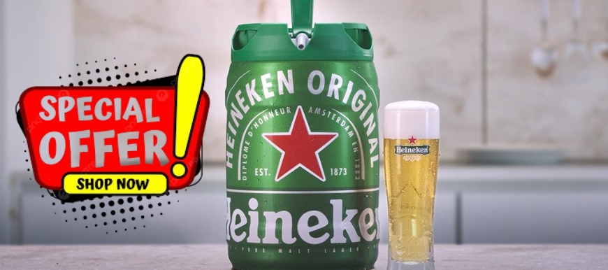 Heineken 5l Mini-Keg Special Offer Discount